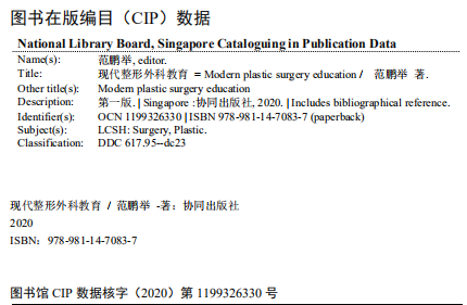 Modern Plastic Surgery Education — Book Information
